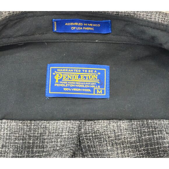 Rare Pendleton × Cabane de Zucca Collaboration Wool Plaid Shirt - Men’s Medium - Picture 2 of 5